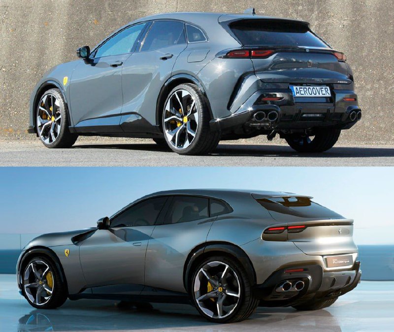 Toyota Crown Sport переделали в Ferrari Purosangue 3