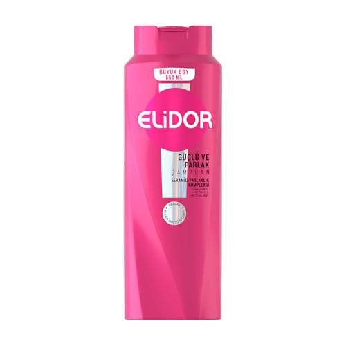 Elidor Saç Bakım Şampuanı, Güçlü ve Parlak, 650 ml