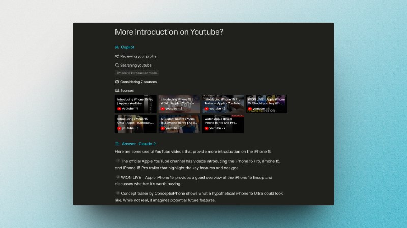 🔥 Perplexity 的一小步，搜索引擎的一大步！🗂️ 终于可以整理多个线程，打包到 Colletions 管理✨ 可以直接分享打包的 Colletions 给你的小伙伴🪄 也能够邀请协作者和你一起搜集 Colletions～------正所谓人多力量大，Perplexity 绝对是资料搜集利器1️⃣ 每一个回答都可以溯源找到源网站来审核准确性2️⃣ 同时也可以把网站的图片直接在 Perplexity 中呈现3️⃣ 持续追踪线程，随时随地查看和更新，一点点创造4️⃣ AI 拿到不同网页的信息并直接整合汇总------🍎 例如，我建立了一个关于 iPhone 的 Colletion：