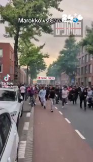 🇮🇱 הולנד: מרוקאים בהאג וברוטרדם חוגגים את ניצחון נבחרת מרוקו על נבחרת קנדה. המשטרה המקומית - "מכילה". חדש…
