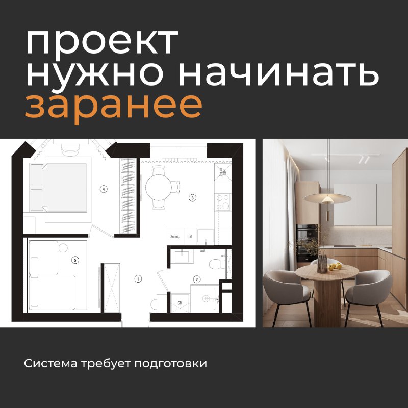 Когда лучше начинать проект Ремонт начинается не со стройки. Он начинается с проектирования. Мы планируем загрузку команды заранее и одновременно в... - изображение 1 - проект, лучше, начинается