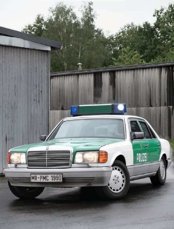 Вот как выглядела спецверсия Mercedes-Benz для немецкой полиции в 90-х
