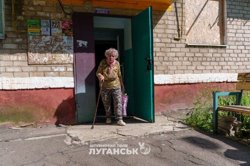Полк «Луганськ» бригади НПУ «Лють» евакуював літню жінку з Донеччини