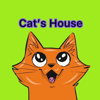 Cat's house logo