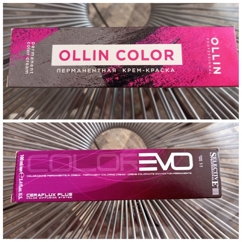 Продаю красители OLLIN (до 2027), Selective (до 2030) по 10 лари, так же есть оксиды, фольга и однор — фото 1