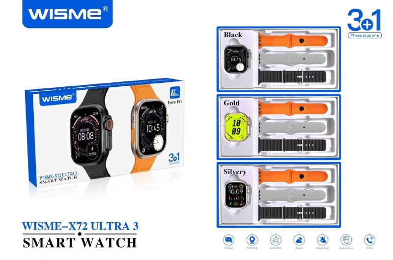 پخش عمده ساعت هوشمند|عباسی: 🏷 WISME-X72ULTRA💬 استعلام بهترین قیمت @mustafa8001✅ارسال از تهران به کل ایران( ۲۴ الی ۴۸ ساعت تا مقصد)#ساعتهوشمند#ایرپاد