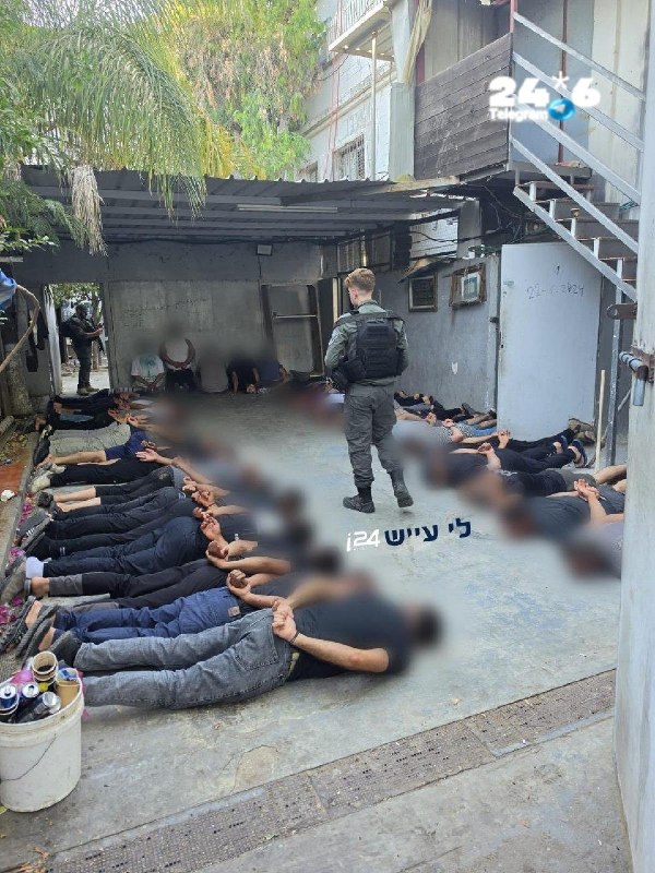 🇮🇱 מרדף אחר שלושה חשודים בלוד הסתיים במעצרם של 74 שב”חים. במהלך פעילות יזומה של לוחמי הפלחו”ד של מג”ב מרכ…