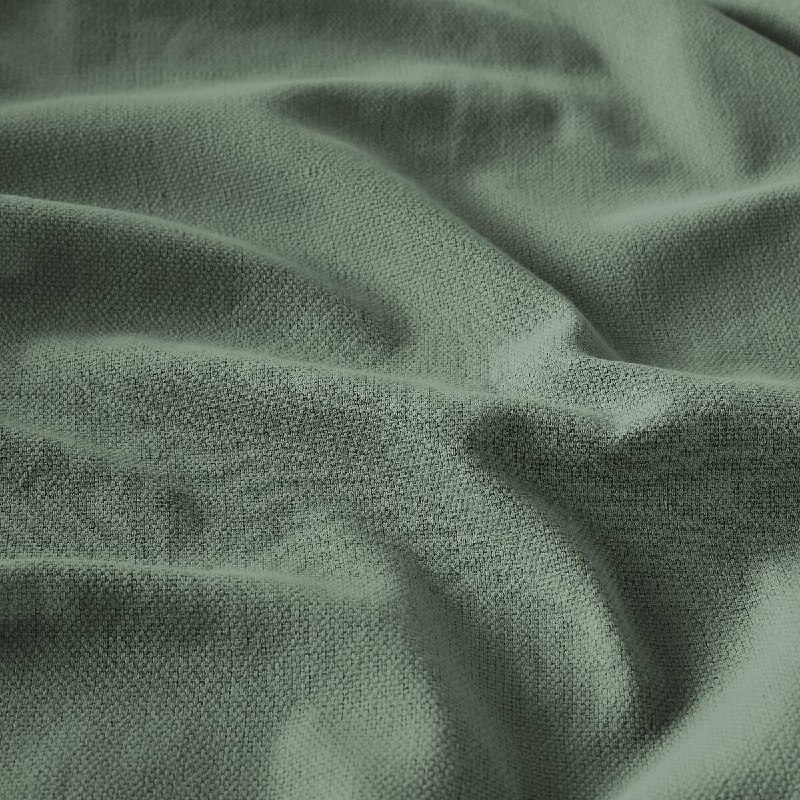 Штора Panama цвета зеленого шалфея из 100 хлопка. Люверсы создают красивые ровные волны и ниспадающий эффект ткани. Такие шторы отлично впишутся в ... - изображение 3 - штора, panama, цвета