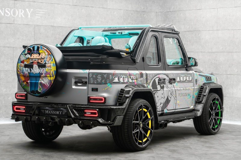 Mansory представила яркий кабриолет Art Piece AL3C MONO907Y 3
