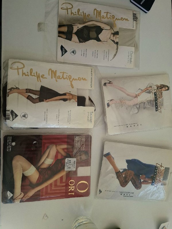 Колготки, легинсы, чулки. Все из личной коллекции. Все новое, упаковка только немного испорчена. Люб — фото 1