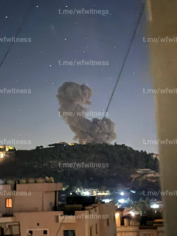 ️🇱🇧🇮🇱 תמונות המציגות את התקיפה האווירית הישראלית על נבטי.