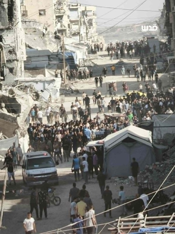 Killed and wounded immediately from an Israeli bombing drone targeting Palestinians in the Sheikh Radwan neighborhood of Gaza City.
