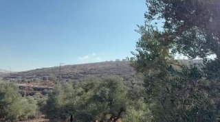 מיליציות מתנחלים פותחות באש לעבר חקלאים באזור "ג'בל אל-ארמה" בעיירה ביתא מדרום לשכם.