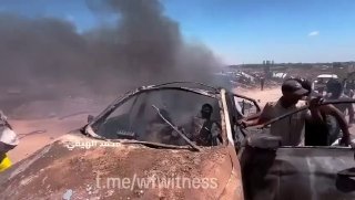 ️🇮🇱🇵🇸 גרפיקה: צילומי שני האנשים שנהרגו במכונית שנפגעה מוקדם יותר היום בעזה.