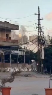 תיעוד מציג תקיפת כטב"מ ישראלית בנבטיה אל-פוקא