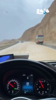 🇮🇱 תיעוד מההצפות בערבה בעקבות הגשמים שיורדים באזור.