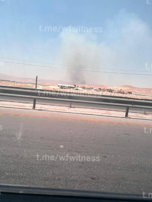 ️🇺🇸🇮🇷 תמונות מציגות לכאורה תקיפות של ארה"ב המדווחות בשיראז, איראן.