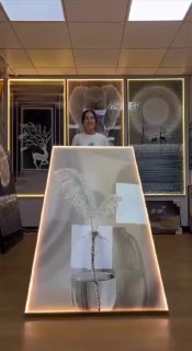 Настенный декор с подсветкой и эффектом глубины вау-акцент Это тот случай, когда включаешь свет вечером, и стена будто оживает появляется мягкое св... - изображение 1 - telegram, view, настенный