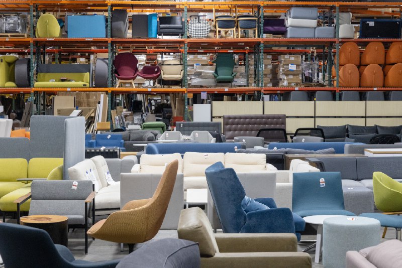 If you want luxury furniture for less, trek to a hidden Bay Area warehouse