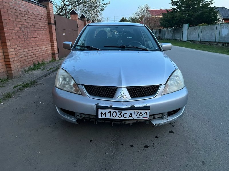Митсубиши лансер 9 2007 г. в двигатель 1.6 автомат на полном ходу двигатель и кпп в хорошем состояни... - фотография