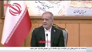 Pazeshkian: The drop in the water level in the Caspian Sea and the loss of biodiversity require a flash: global action