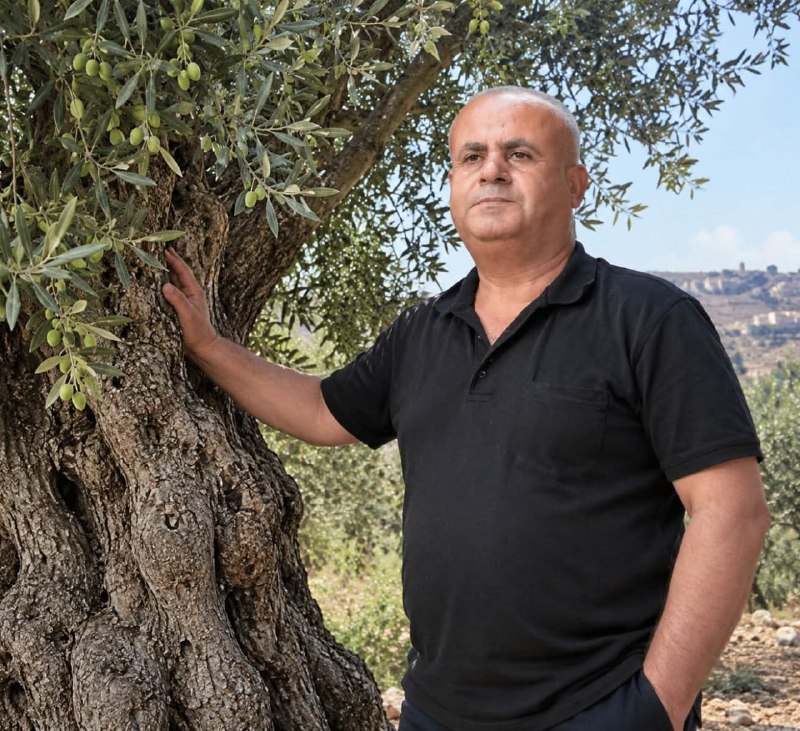 עקוב | כוחות ישראל עוצרים את האזרח, עומר עטא אלוש, מנזלת עיסא, מחוז טול-כרם, תוך כדי מסיק זיתים.