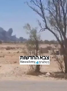 דיווחים על פגיעה ישירה של טיל בליסטי איראני בבסיס צבאי בירדן.