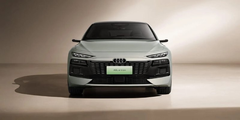 Audi выпустила новый электрокар — A6L e-tron с классической формой кузова и запасом хода до 815 км.