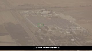🇷🇺🇺🇦️ - צילומי שליטה אובייקטיבית מציגים תחמושת Geran-4 משוטטת מצוידת במחפשי אלקטרו-אופטיים (EO) פוגעים…