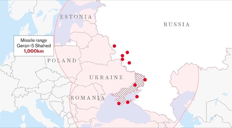 Rusia ha creado " bases secretas" para lanzar drones contra Ucrania.