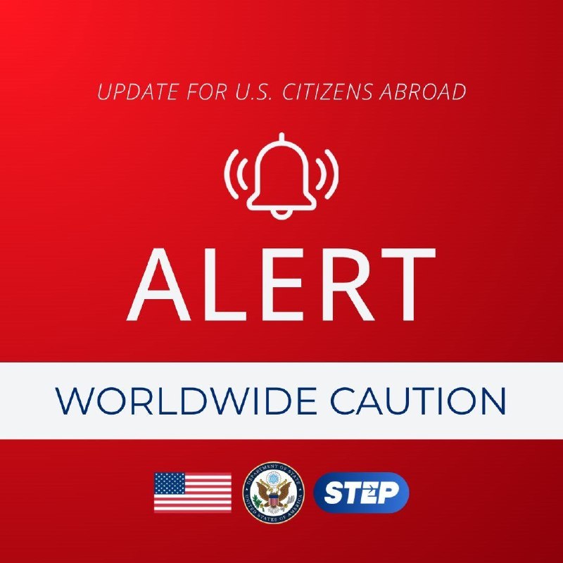 🇺🇸🇮🇷 אזהרה של משרד החוץ האמריקני: לכל האזרחים האמריקאים