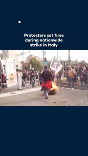 מפגינים יצאו לרחובות ברחבי איטליה במהלך שביתה כלל ארצית, ודרשו שכר גבוה יותר ושיפור השירותים הציבוריים תוך…