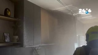 🇮🇱 שרפה פרצה במבנה בן שלוש קומות ברחוב אלעזבה בכפר קרע. הושגה שליטה באירוע ונסיבותיו נבדקות.