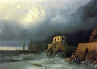 The Rescue (1857), by Ivan AivazovskyThe Art Vault