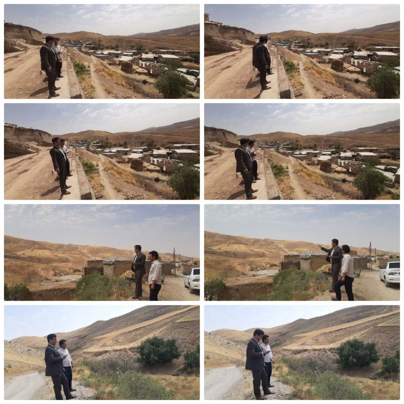👈 اخبار سجاسرود 👉: 🔹بازدید علی منصوری بخشدار سُجاسرود بهمراه احمدی دهیار از معابر روستای گوران و بررسی مسائل و مشکلات اجرای طرح هادی روستا