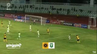 שער ראשון של ספהן מול חיבר של קסרי טהרי Sepahan 1 - 0 חיבר