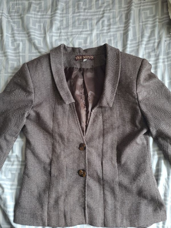 Коричневый деловой костюм фирмы «Via Mova» — фото 1