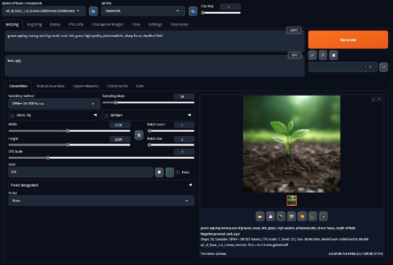 这几天 SD 圈子还有一件事情，就是 Controlnet 的作者lllyasviel，他跟 UI 界面杠上了，除了之前他维护的Fooocus之外还新发布了一个 Web UI Forge
