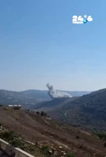 🇮🇱 תקיפות חיל האוויר לפני זמן קצר במרחב סרבין, דרום לבנון.