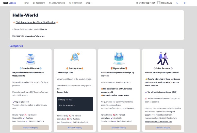 #通知 我们官网更新全新的逻辑