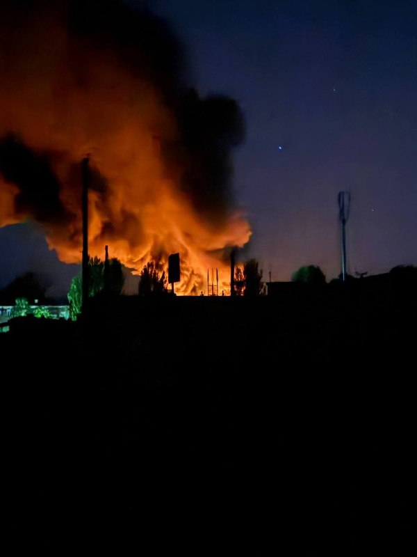 Explosions reported in occupied Luhansk.