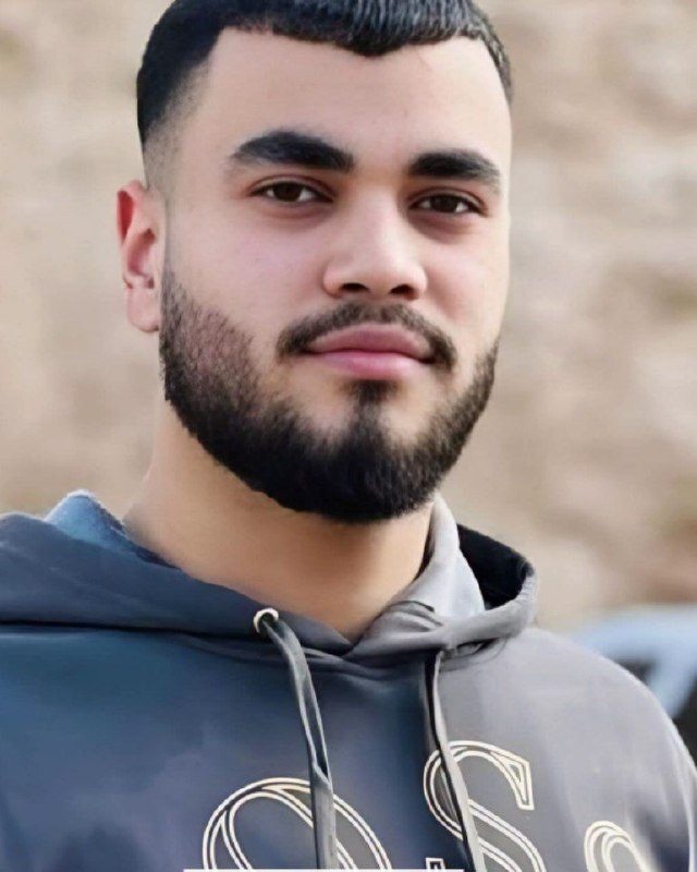 The photo of the slain prisoner Moatez al-Atrash, from the city of Hebron, which recently surfaced inside the prisons of the occupation.