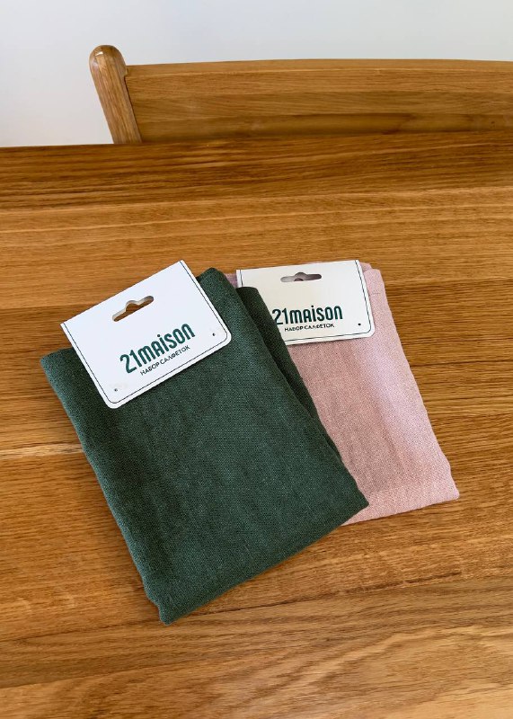 Очень приятный и, удивительно недорогой для такого чудесного качества, льняной столовый текстиль есть в Стокманне под брендом 21maison это их собст... - изображение 1 - есть, под, это