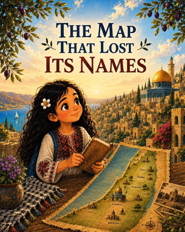 Illustrated story restores Palestinian city names to maps through memory