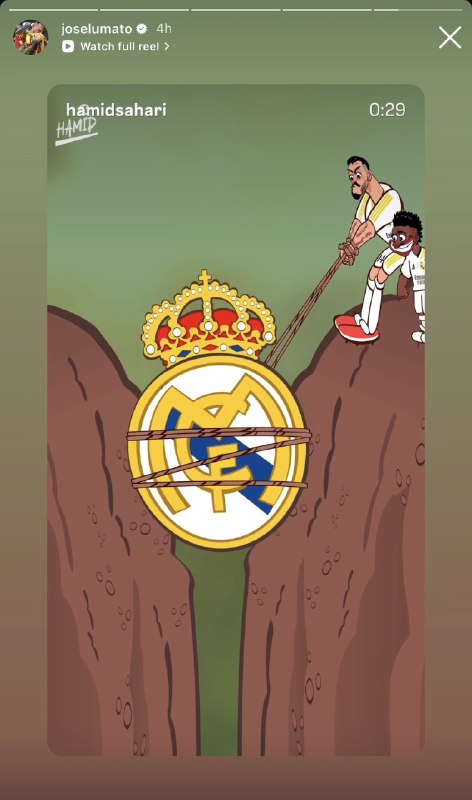 رئال مادرید | Real Madrid C.F: خوزلو از پست جدید حمیدسحری خوشش اومده. 😂😂🆔 @RealMadridFans🇪🇸| @RealMadridTweet | #mt