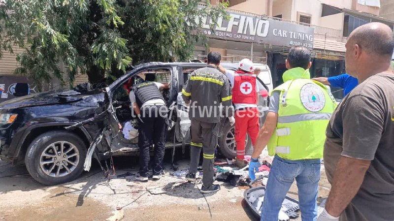 ️🇱🇧🇮🇱 מזל"ט ישראלי תקף כלי רכב בעיריית נבטי אל פאוקה מחוץ לרצועת הביטחון של דרום לבנון.