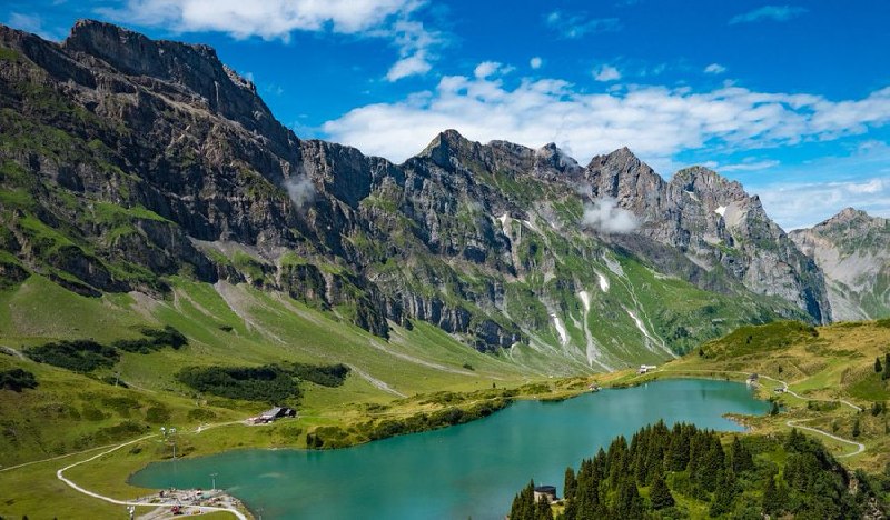 A plane crash killed three in the Swiss Alps