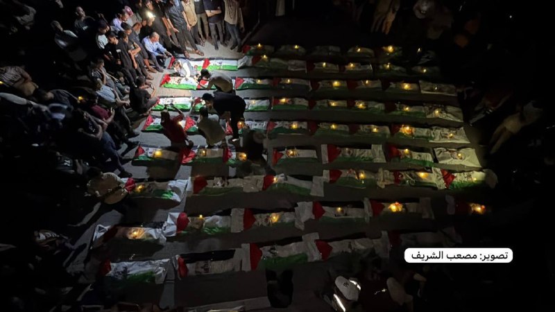 مقاومت تا ظهور: در غزه، فلسطینیان گرد هم آمدند تا با بیش از ۱۰۰ شهید (از جمله بسیاری از کودکان)، خداحافظی کنند؛؛ در میان پیکرهای تازه کش
