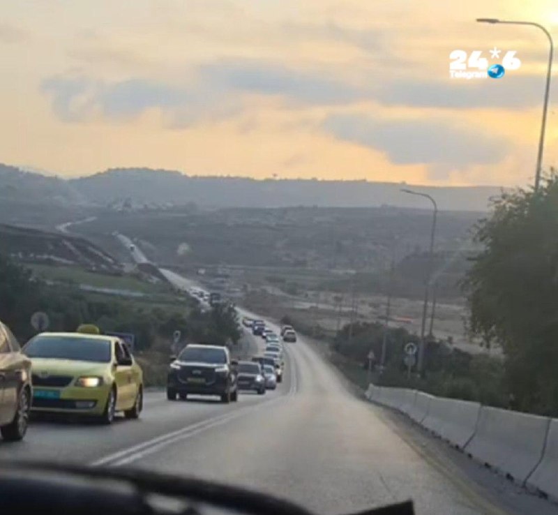 🇮🇱 כביש 55 למערב: עומס כבד מצומת אימתין ועד ג׳ינספוט בעקבות תקלה ברמזור.