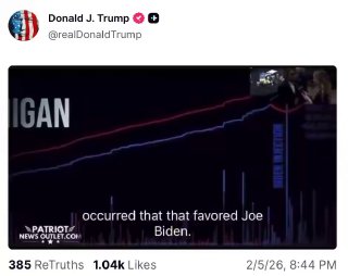 Трамп опубликовал расистское видео с Бараком и Мишелью Обама в виде обезьян. После критики он удалил роликПрезидент США Дональд Трамп опубликовал в своей соцсети Truth Social видео продолжительностью чуть больше минуты, в котором говорится об аномалиях на 